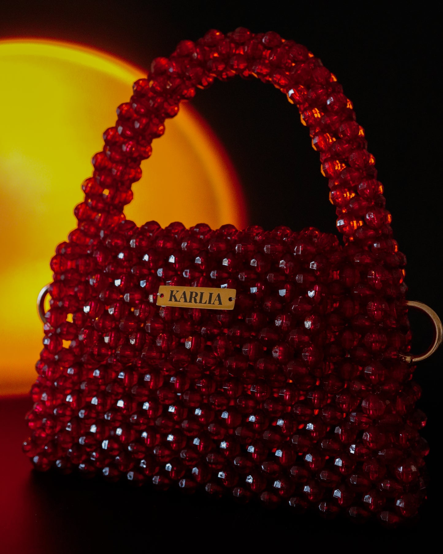 MASTER CLASS: "Creating a Luxurious Bag from Acrylic Beads “MERLOT”