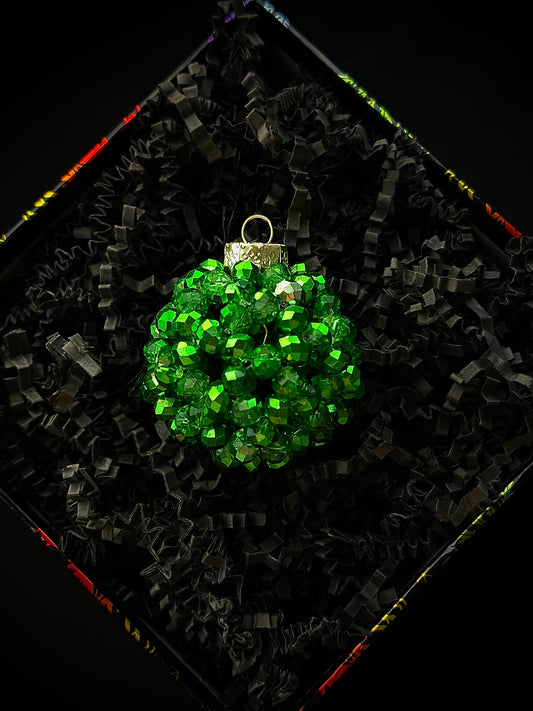 GREEN CHRISTMAS TREE ORNAMENT