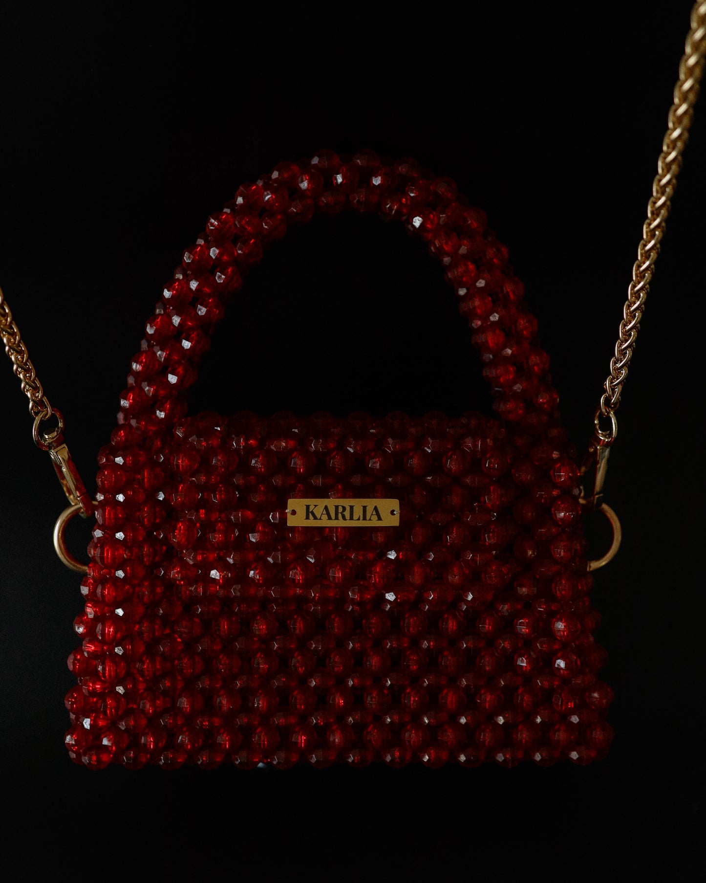 MASTER CLASS: "Creating a Luxurious Bag from Acrylic Beads “MERLOT”